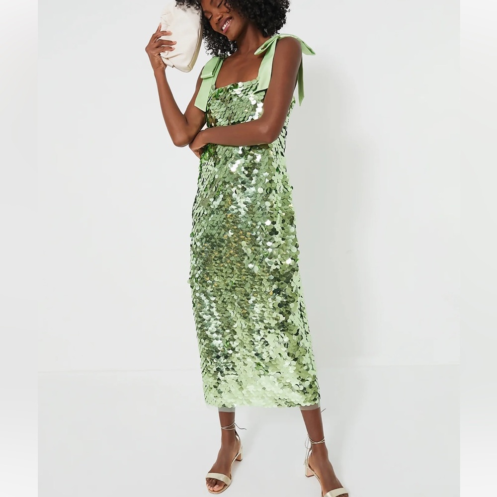 TUCKERNUCK Mint Chip Sequin Roxy Dress - Picture 4 of 13